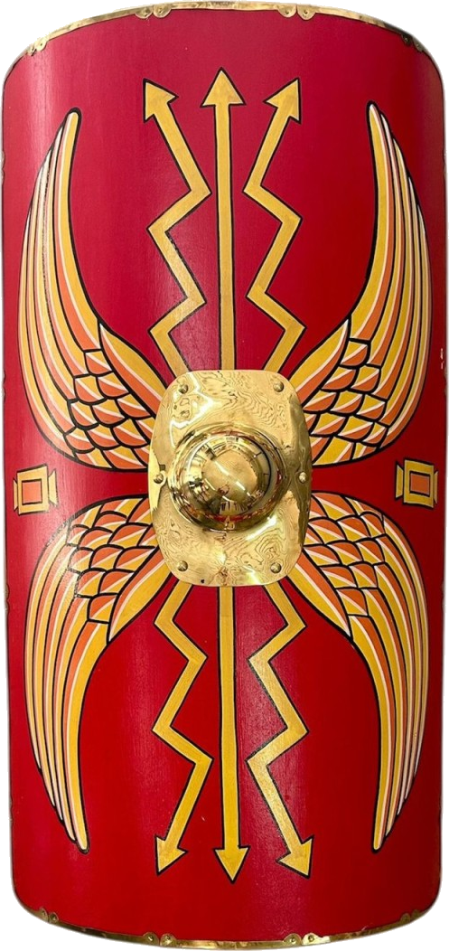 Rectangular Roman shield (scutum)