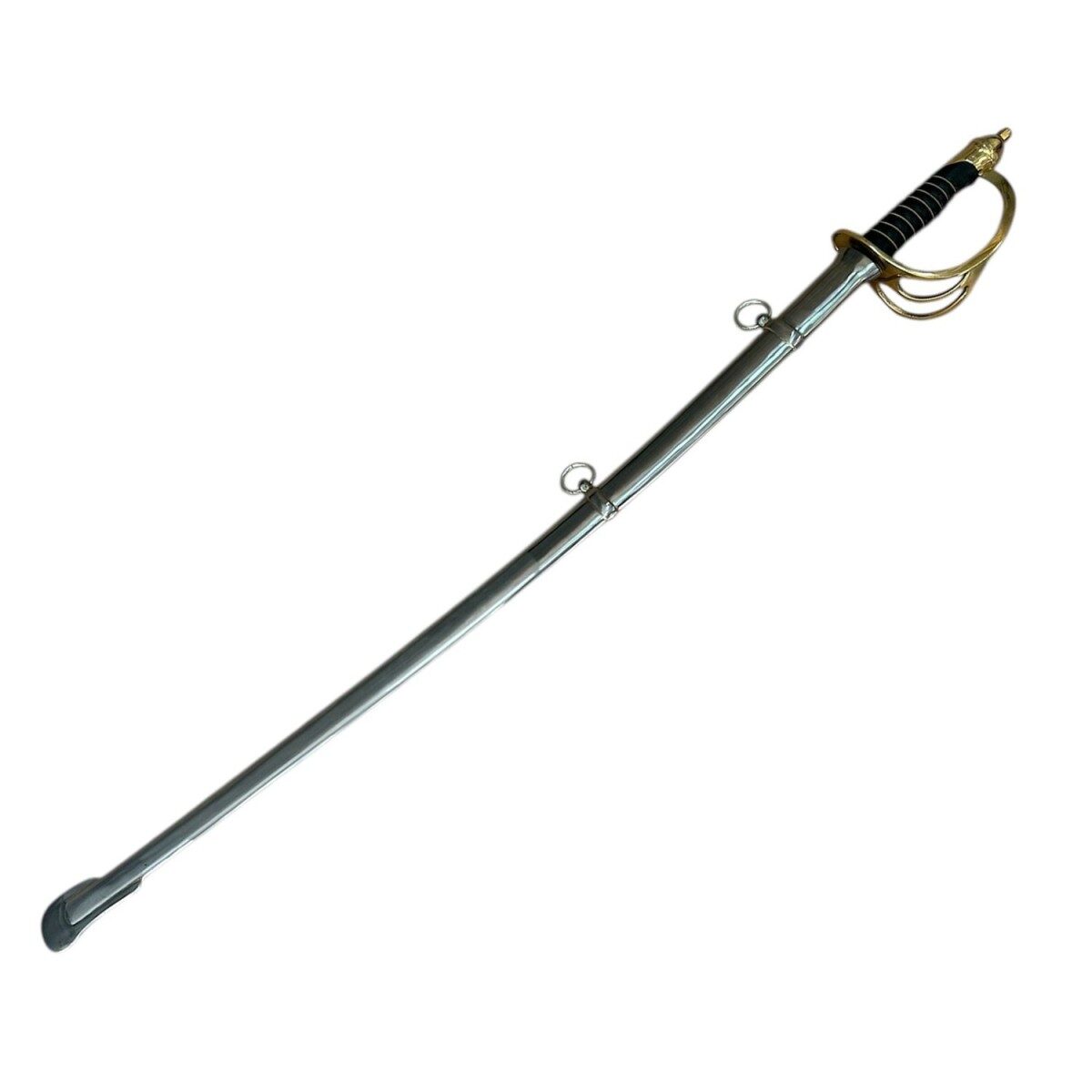 19th-century cavalry sabre with scabbard