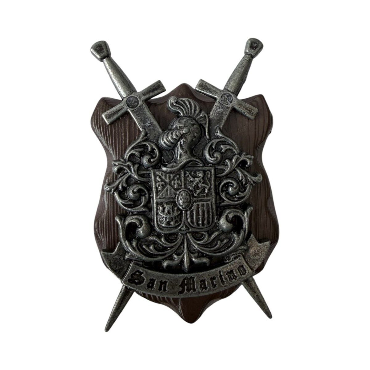 Mini iron-effect San Marino panoply with magnet